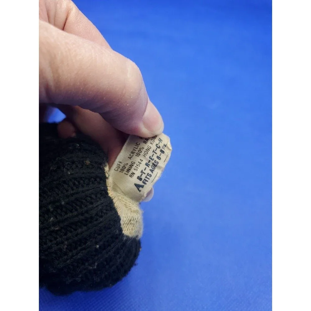 Vintage ALF No Problem! Winter Kids Gloves Fits Ages 6-8 Yrs Hong Kong